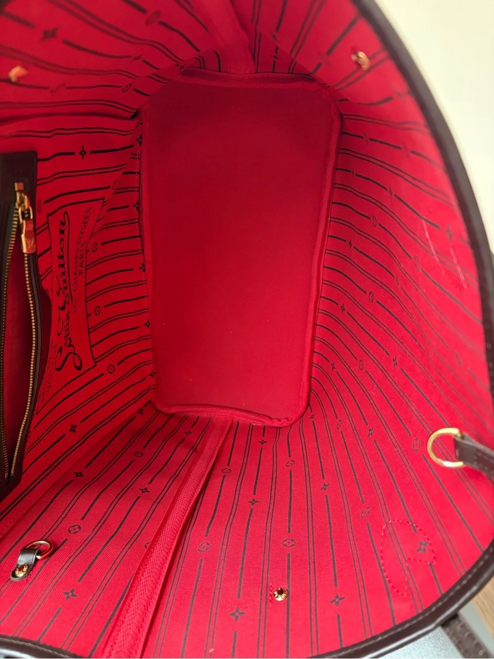 Louis Vuitton Brown Damier Ebene Shoulder Tote